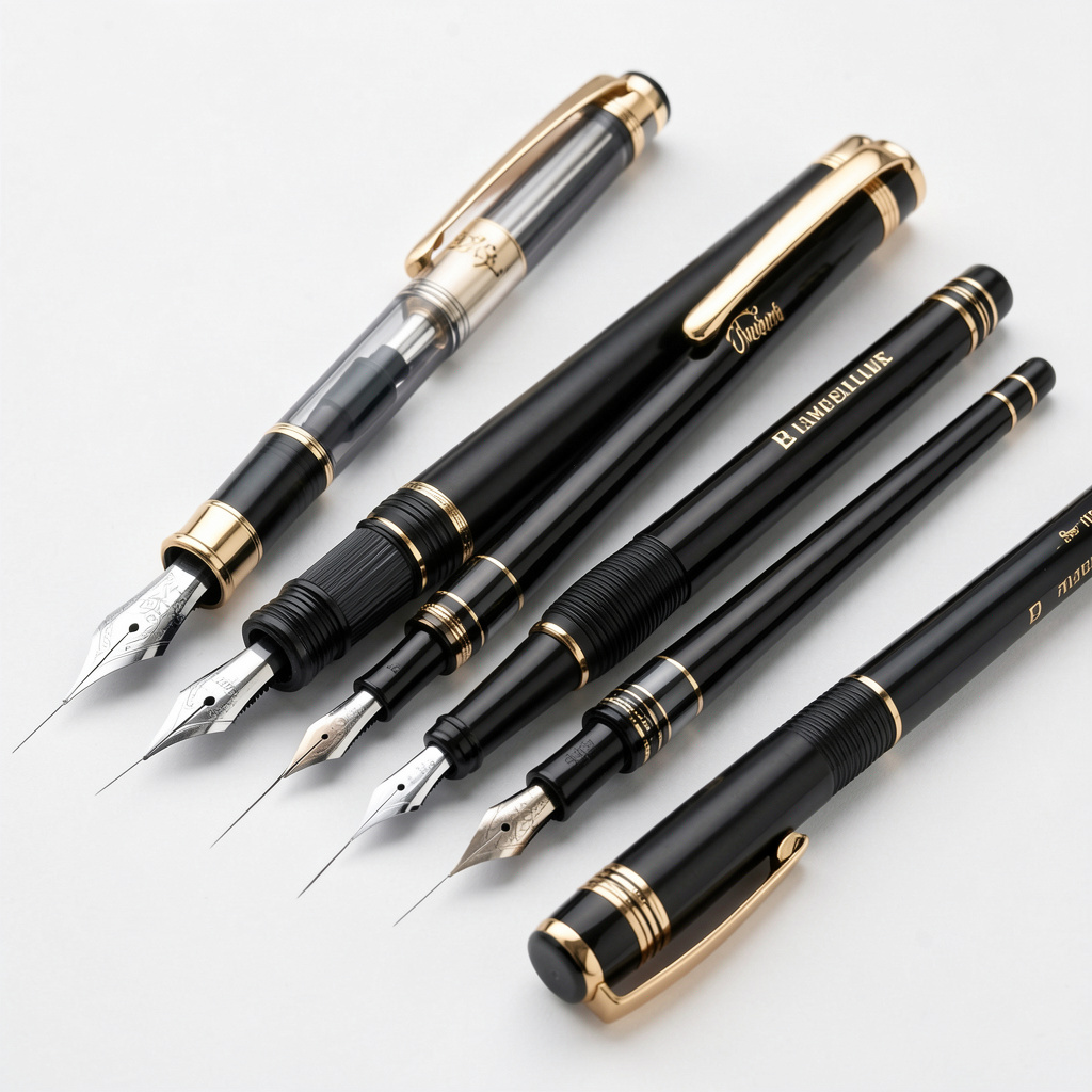 Premium drawing pen set with archival ink
